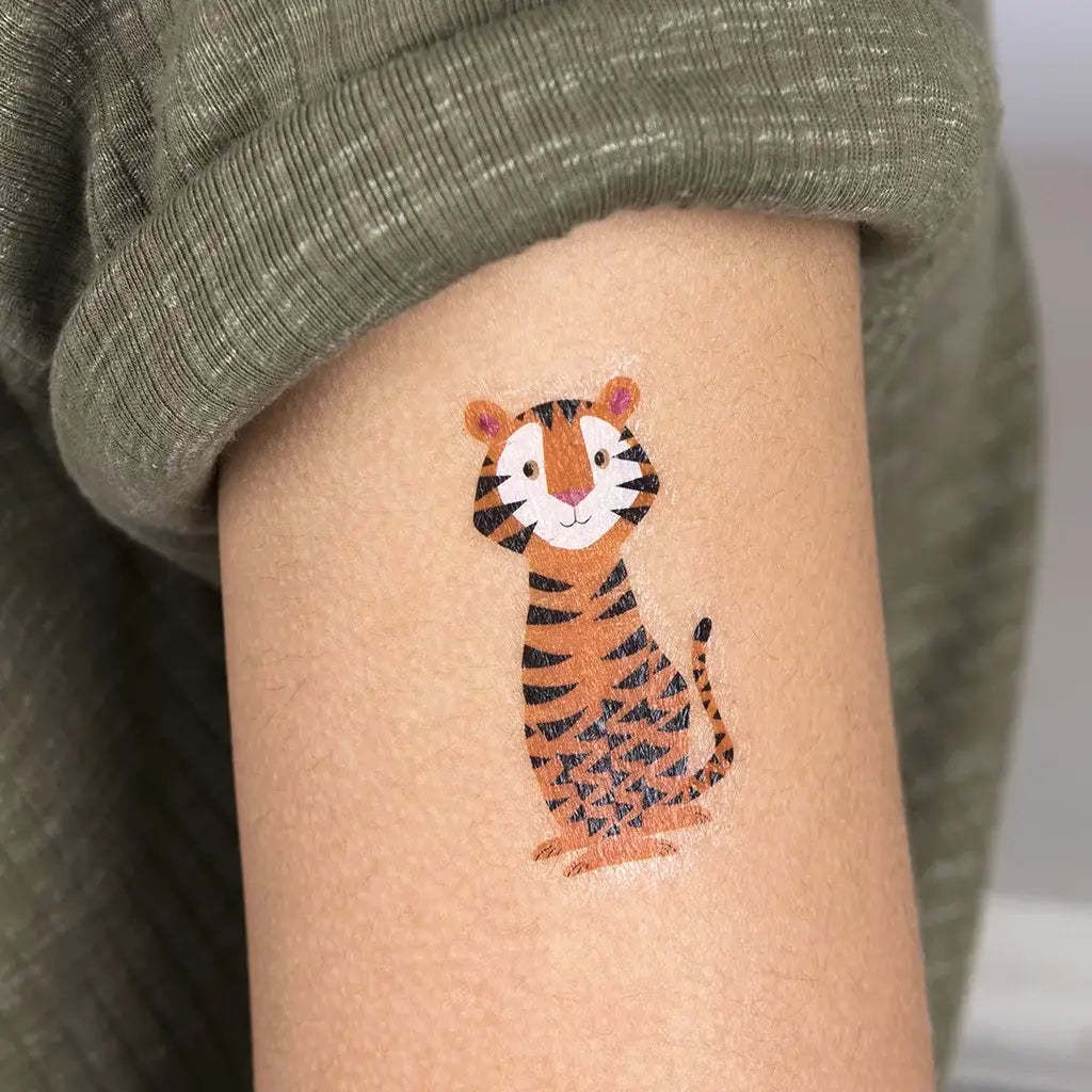 Tijdelijke tatoeages - kleurrijke dieren