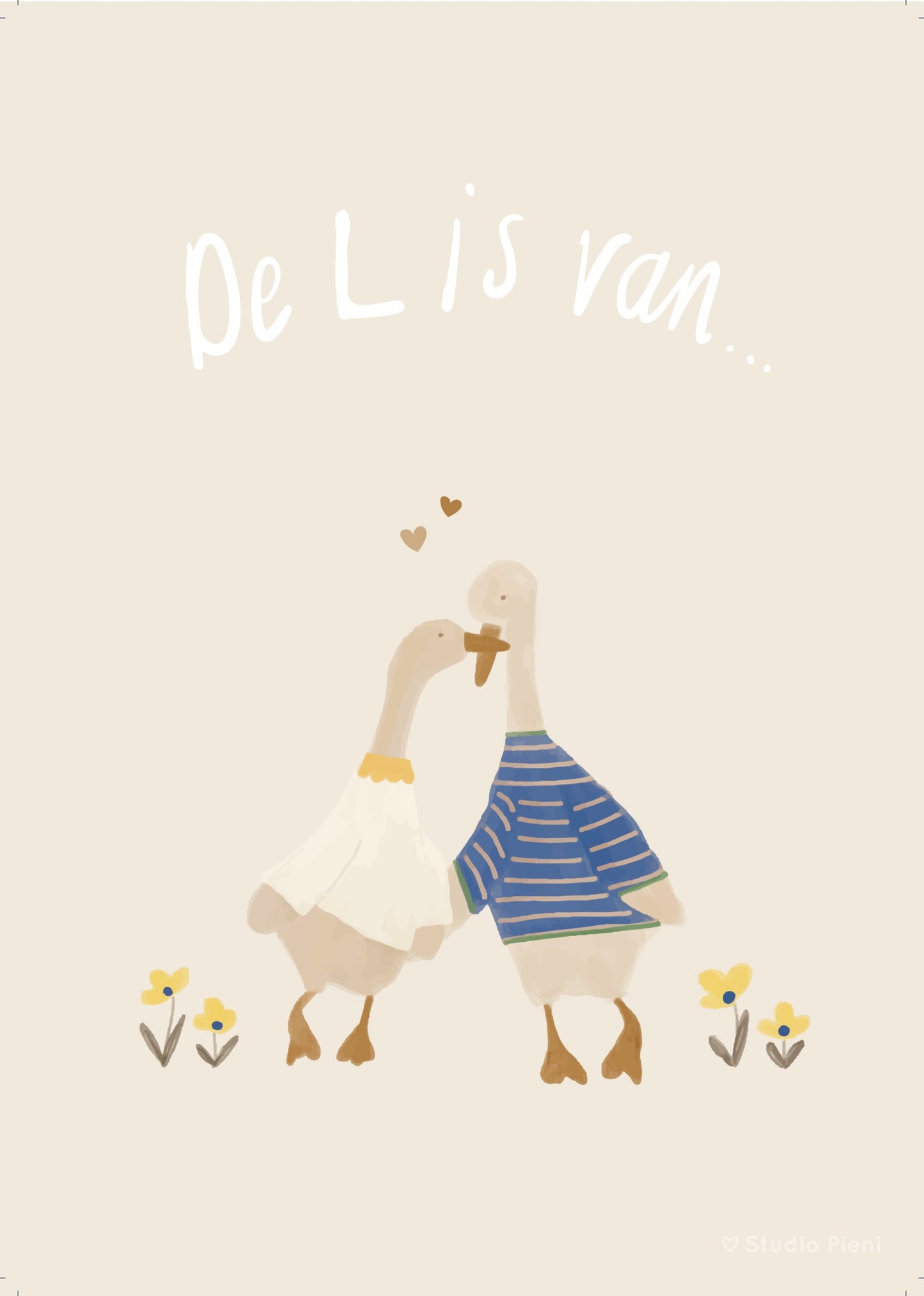 Posters A4 alfabet: de L is van....