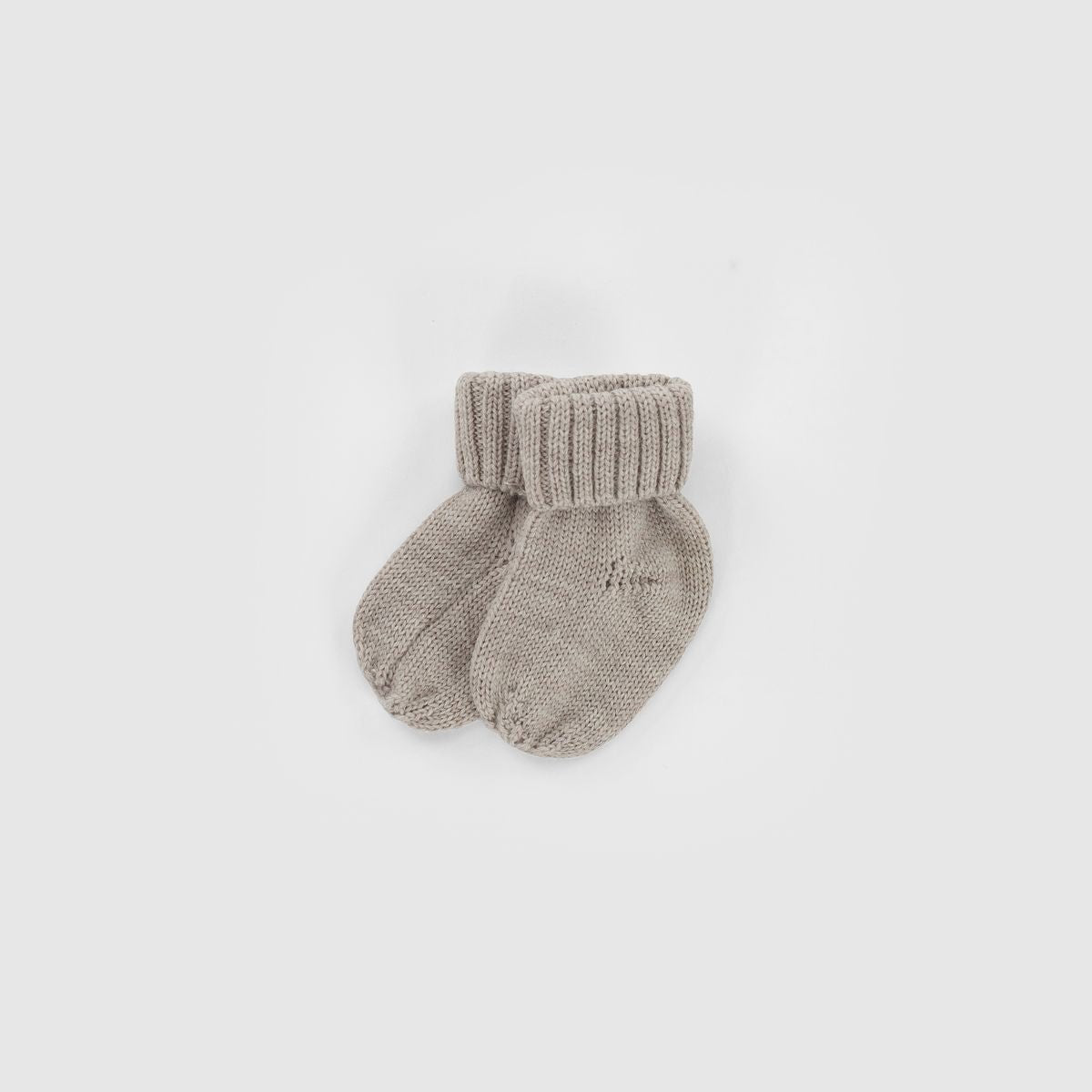 Sloffen merinowol - beige