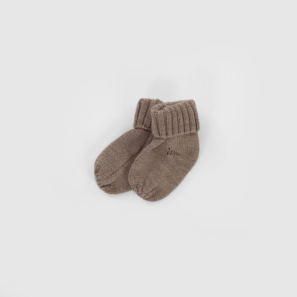 Sloffen merinowol - taupe