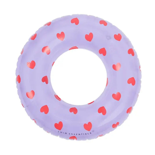 Zwemband - paars - zoete harten