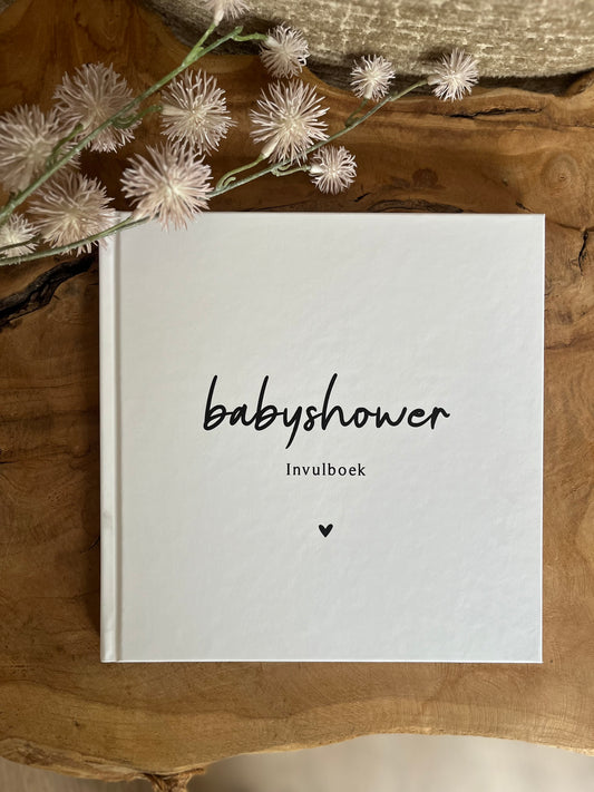 Invulboek - babyshower